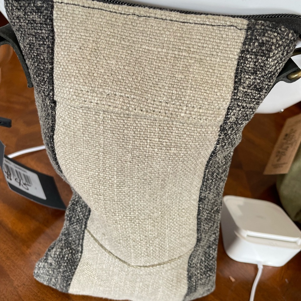 A cross body purse small in size.
